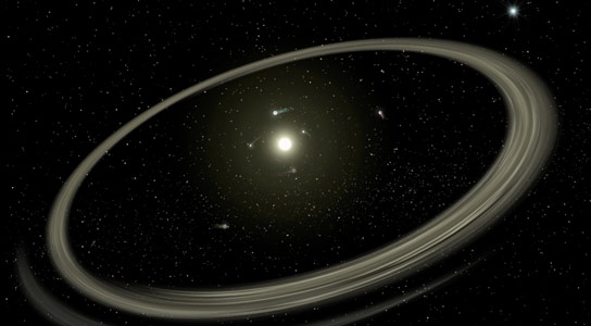 Herschel觀測和模擬陶埃蒂周圍的碎片盤